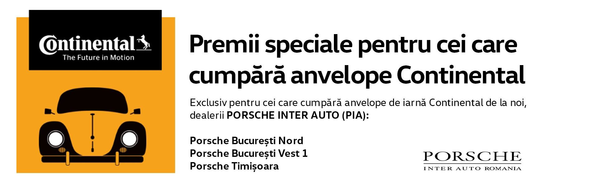 Premii speciale anvelope Continental